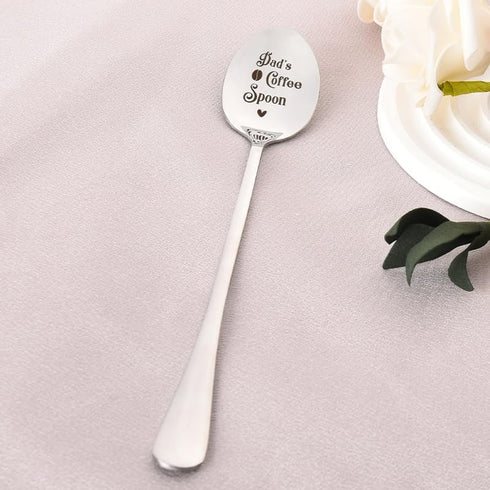 Dad Coffee Spoon Gifts from Daughter Son Funny Dad's Coffee Spoons Gifts for Dad Daddy Father's Day Gifts for Men Father Papa Birthday Christmas G...
