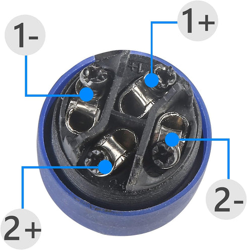4Pack Speakon Connector, Suitable for Nl4fx Speakon Plug Connectors Speakon Cables, 4 Pin Female to Nl4fc Male Converter Nl2fx Plug 4 Pole for Spe...