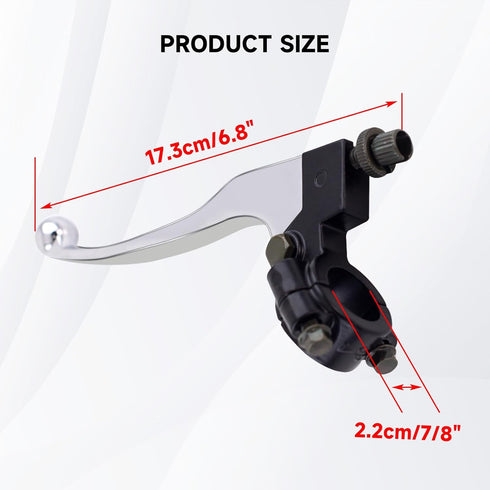 HIAORS 7/8" Mini Bike Brake Clutch Handle Lever Perch for Coleman CT200U BT200X Trail 200 CT100U CC100X Baja Massimo Motovox MiniBike CRF XR 80 SS...
