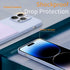 Silicone Wallet Phone Case for iPhone 15 Pro 6.1 Inch with Credit Card Holder Pocket, Full-Body Bumper Protection Camera Protect Case (Light Purpl...