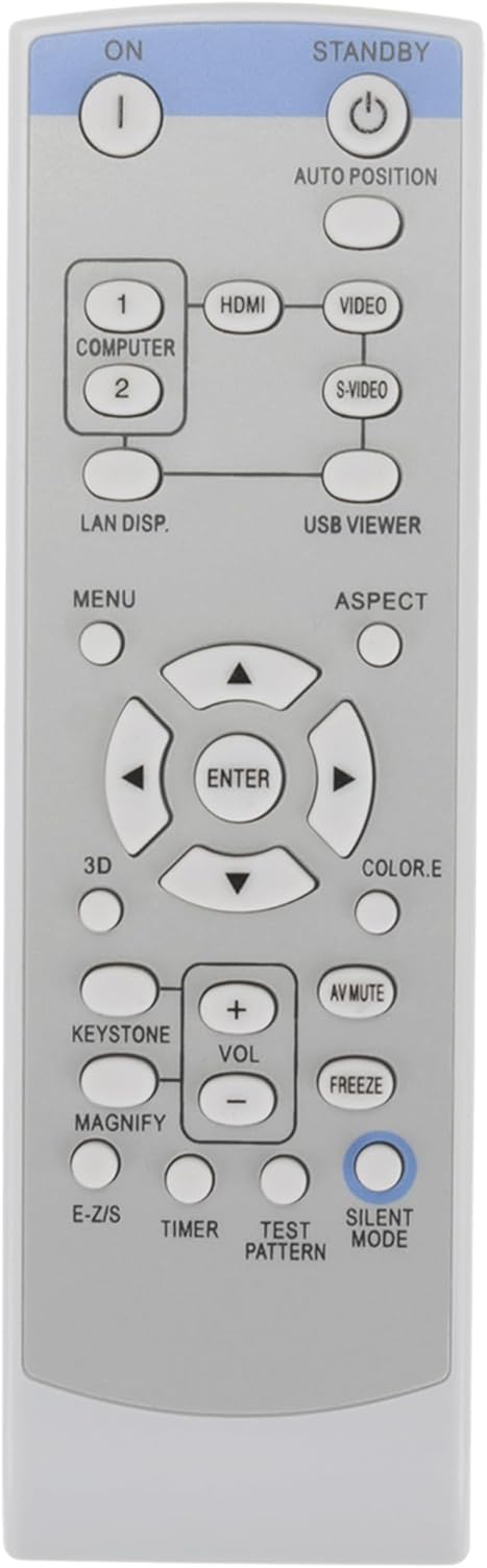 XD250REM Replace Projector Remote Control Compatible with Mitsubishi Projectors XD250U-ST XD280U XD280U-G FD630U FD630U-G WD620U WD620U-G XD250U X...