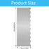 8.6 Inch Metal Cake Scraper Smoother, Stainless Steel Cake Scraper for Baking Buttercream Smoother Mousse Butter Cream Cake Decoration...