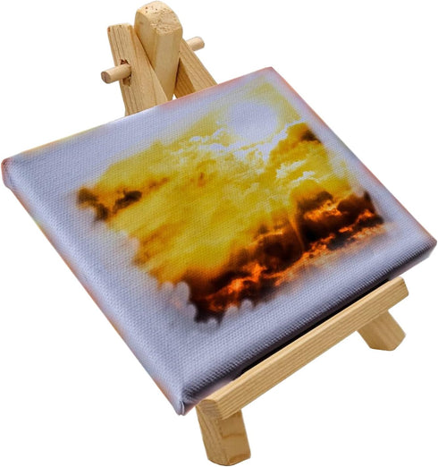 7.5 Inch Mini Wood Display Easel, 10 Pcs Tabletop Easels for Displaying Photos, Picthres...