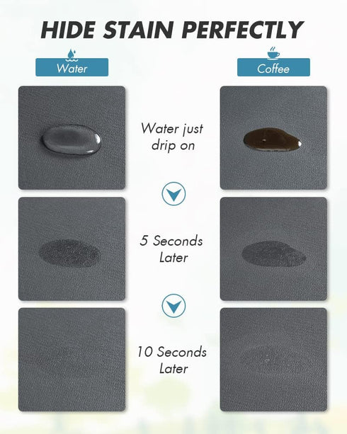 AMOAMI-Coffee Mat Hide Stain Rubber Backed Absorbent Dish Drying Mat for Kitchen Counter-Coffee Bar Accessories Fit Under Coffee Maker Coffee Mach...