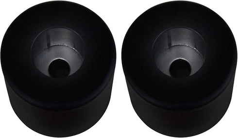 Penn Elcom F1691-2 Rubber Cabinet Feet/Grill Standoff for Speakers, Road Gear and Equipment Cases, Black (2-Pack)...
