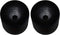 Penn Elcom F1691-2 Rubber Cabinet Feet/Grill Standoff for Speakers, Road Gear and Equipment Cases, Black (2-Pack)...