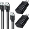 Type C Charger Fast Charging, 2 Pack Adaptive Fast Charger USB C Android Phone Wall Charger Block with 6FT+6FT+1.5FT Charge Cable for Samsung Gala...