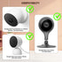 2Pack Metal Corner Wall Mount Compatible with Google Nest Cam Outdoor or Indoor/Battery or Wired-2nd Generation, 300° Rotation Adjustable Bracket ...