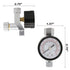 Spray Gun Air Regulator Valve, Air Flow Regulator with Pressure Gauge for Spray Guns and Air Tools, 1/4 Inch NPT,Up to 180 PSI...