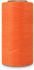 Leather Sewing Thread Stitching String - DIY Craft Flat Waxed Cord 284 Yards (Orange)...