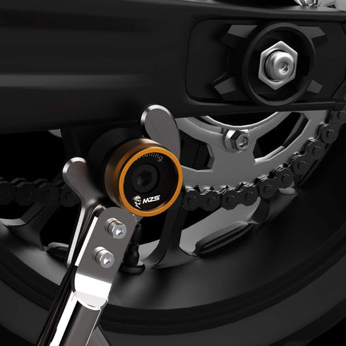 MZS 6MM Swingarm Spools, Sliders Stand CNC Universal M6 Black Compatible with YZF R7 R1 R3 R6 R6S YZF600R FZ1 FZ6 FZ6R FZ8 FJ09 FZ09 FZ10 MT09 MT1...