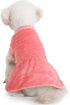 FabriCastle Dog Dress Sweater, Pack of 3, Dog Clothes, Dog Coat, Dog Jacket for Small or Medium Dogs Girl, Ultra Soft and Warm Cat Pet Sweaters (P...