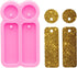 Shiny Glossy Round & Rectangle Earrings Mold Resin Silicone Molds for DIY Women Fashion Jewelry Resin Casting Molds Epoxy Resin Handmade Jewellery...
