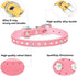 Rhinestone Dog Collar and Leash Set,Cute Dazzling Sparkling Fun Soft Suede Leather Cat Collars Crystal Diamond Pet for XXS XS Small Medium Puppy K...