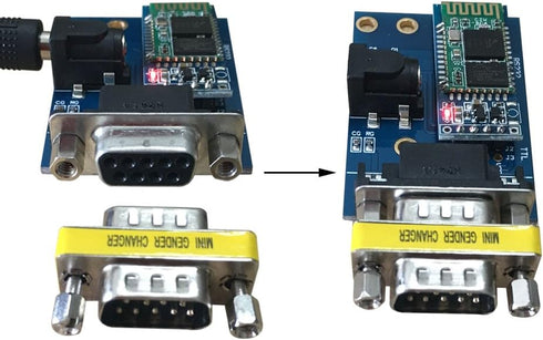 DSD TECH SH-B23A Bluetooth 2.0 to RS232 Serial Adapter with DB9 Converter...