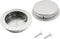 2 Pcs Round Recessed Flush Pocket Door Pull, 304 Stainless Steel Brushed Nickel Sliding Door Handles for Kitchen Bedroom, 70mm Outer Diameter...