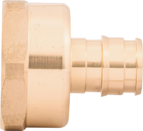 SharkBite 1/2 Inch x 3/4 Inch Expansion FNPT Adapter Fitting for PEX-A Pipe, Brass Plumbing Fittings, Female NPT Adapter for PEX-A Tubing, UAB068L...