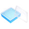 YOKIVE Tube Rack, Polypropylene Test Tube Rack Holder | Great for 1.5ml, 2ml Lab Test Tube(Blue, 100-Sockets)...