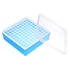 YOKIVE Tube Rack, Polypropylene Test Tube Rack Holder | Great for 1.5ml, 2ml Lab Test Tube(Blue, 100-Sockets)...