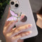 LSL Cute Butterfly Cell Phone Ring Holder 360°Rotation Metal Finger Stand Kickstand Universal Compatible with iPhone Samsung Galaxy LG Google Pixe...