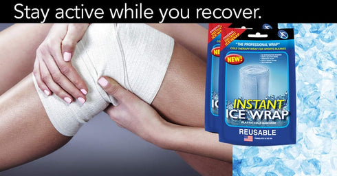 for Pain Relief, HEAL at Home and Help First Responders with Instant Ice Wrap: 2 Packs, Reusable, No Refrigeration Needed:...