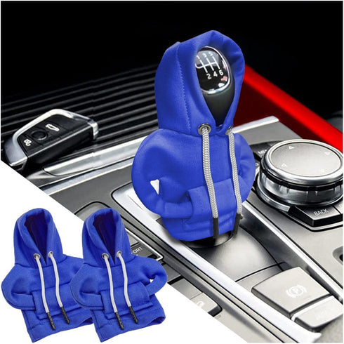 Car Gear Shift Cover, Fashionable Hoodie Automotive Gear Shift Knob Protector, Mini Sweater Shirt Gear Shift Knob Cover, Universal Car Decor Acces...