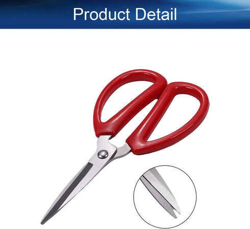Auniwaig Sewing scissors, 5.90 inch sharp Embroidery Crafting Threading Scissors with Leather Scissors Cover for Office Home School Sewing Fabric ...
