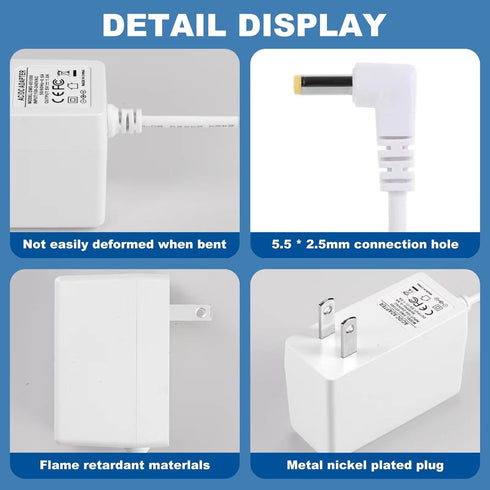for VTech Baby Monitor Power Supply for VTech DM221 DM221-2 DM223 Sound Audio Baby Monitor Charger Power Adapter...