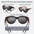 Br’Guras Oversized Polarized Fit over Sunglasses Over Glasses for Men and Women...