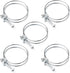 POWERTEC 70197 2-1/2 Inch Double Wire Hose Clamp with bolt, Adjustable Hose Clamps for Dust Collector, Dust Collection Hose and Dryer Vent Hose, P...