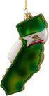 Kurt Adler Glass California Ornament, 5-Inch for Christmas...