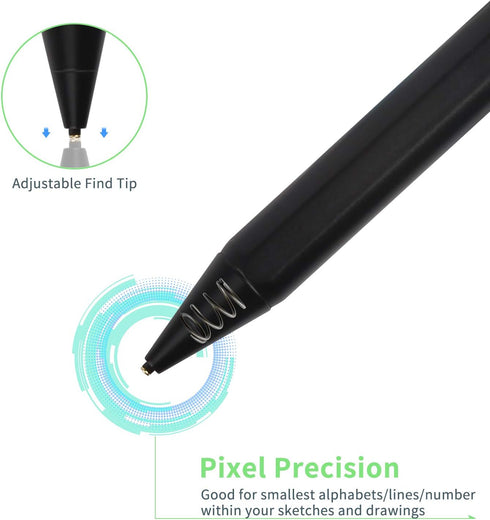 iPhone Stylus Pen, Active Capacitive Digital Pencil Stylus for iPhone Pen,Good for Sketching and Note-Taking Touch Screen Pens with Type-C Recharg...
