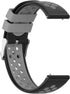 2-Pack Sport Bands Compatible with Amazfit Bip Smartwatch Breathable Replacement Strap, Black + Black-Gray...