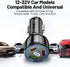 Car Fast Charger,90W Type C Car Charger Car Accessories, Car Accessories Cigarette Lighter USB Car Charger Compatible with iPhone 14/13/12/Mini/Pr...