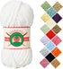 Velvet Yarn - Chenille Amigurumi for Crocheting Super Bulky Yarn 100g (75 Yds) - Fluffy and Chunky Knitting Yarn for Baby Blanket - Soft and Thick...