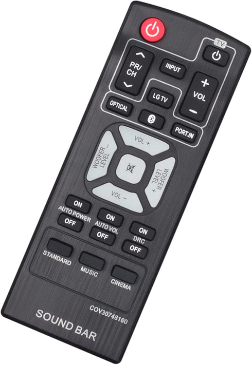 COV30748160 Replacement Soundbar Remote Control fit for LG Sound Bar NB2540 NB2540D...