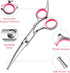 Dog Grooming Scissors with Safety Round Tips Stainless Steel Professional Dog Grooming Kit - Thinning, Curved Scissors and Comb for Dog Cat Pet...