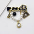 Vintage Fashion Eiffel Tower Pearl Brooch pins Brooches for Women Wedding/Banquet Jewelry...
