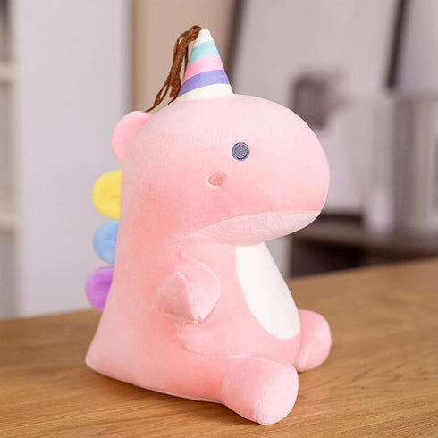 Dinosaur Stuffed Animal Plush Toys, Cute Dinosaurs with Unicorns Plush Toy Dolls, Soft Dino Plushies for Kids Plush Doll Gifts for Boys Girls (Pin...