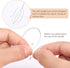 PP OPOUNT 2 Pieces Large Eye Curved Beading Needles with Handle, 5.3 Inch Curved Needles for Bead Spinner, Bead Spinner Needles for DIY Beading Je...