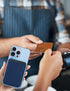 Magnetic Card Wallet Holder with MagSafe for iPhone 15/14/13/12 Series,Blue......