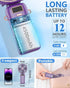 Hand Held Fan,Mini Portable Fan Rechargeable,USB Small Desk Battery Tiny Necklace Cute Cordless Lanyard Hanging Neck Fan,Personal Fan Handheld,5 S...