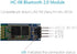 HiLetgo HC-06 RS232 4 Pin Wireless Bluetooth Serial RF Transceiver Module Bi-Directional Serial Channel Slave Mode for Arduino......