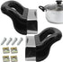 2pcs Pot Handle, Pan Handle Replacement, Universal Pot Handles replacement for Sauce Pot, Cooker, Steamer, Pressure Pan Short Side Handle (1 or 2-...