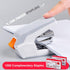 Deli Effortless Standard Desktop Stapler, One Finger Touch Stapling, Easy to Load Ergonomic Stapler, 25 Sheet Capacity, Includes 1000 Staples and ...
