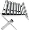 10Pcs Dual-Ended Wrench Set, 6-22mm Socket, Steel, Versatile Plumbers Wrench Set...