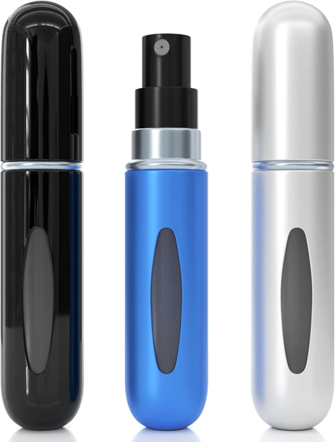 Mini Travel Perfume Bottle Refillable Perfume Atomizer Bottle Set of 3 - Portable Perfume Bottle for Outdoor and Traveling...