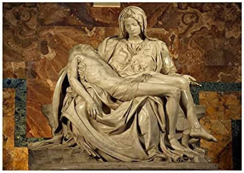 Michelangelo Pieta 1499 Old Master Painting Art Print Picture F12X524...