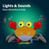 Crawling Baby Crab Toy, Tummy Time Baby Toys, Sensing Interactive Walking Dancing with Music Sounds & Lights, Infant Fun Birthday Toddler Boy Girl...
