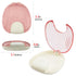 Tight Snap Lock Retainer Case, Denture Cup Kit Portable Retainer Case for Denture Storage (1Pack, Pink)...